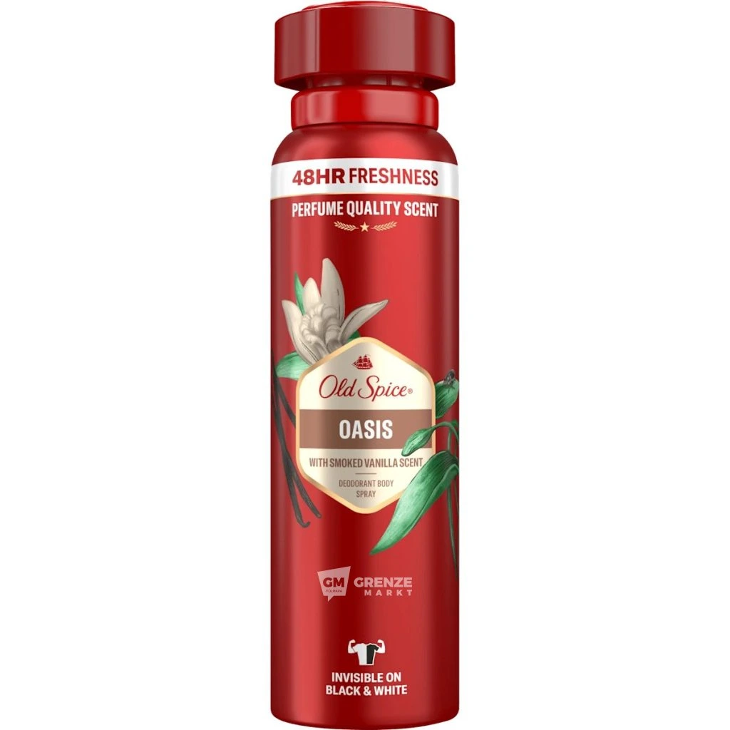 OLD SPICE OASIS WITH SMOKED VANILLA SCENT SPRAY 150ML