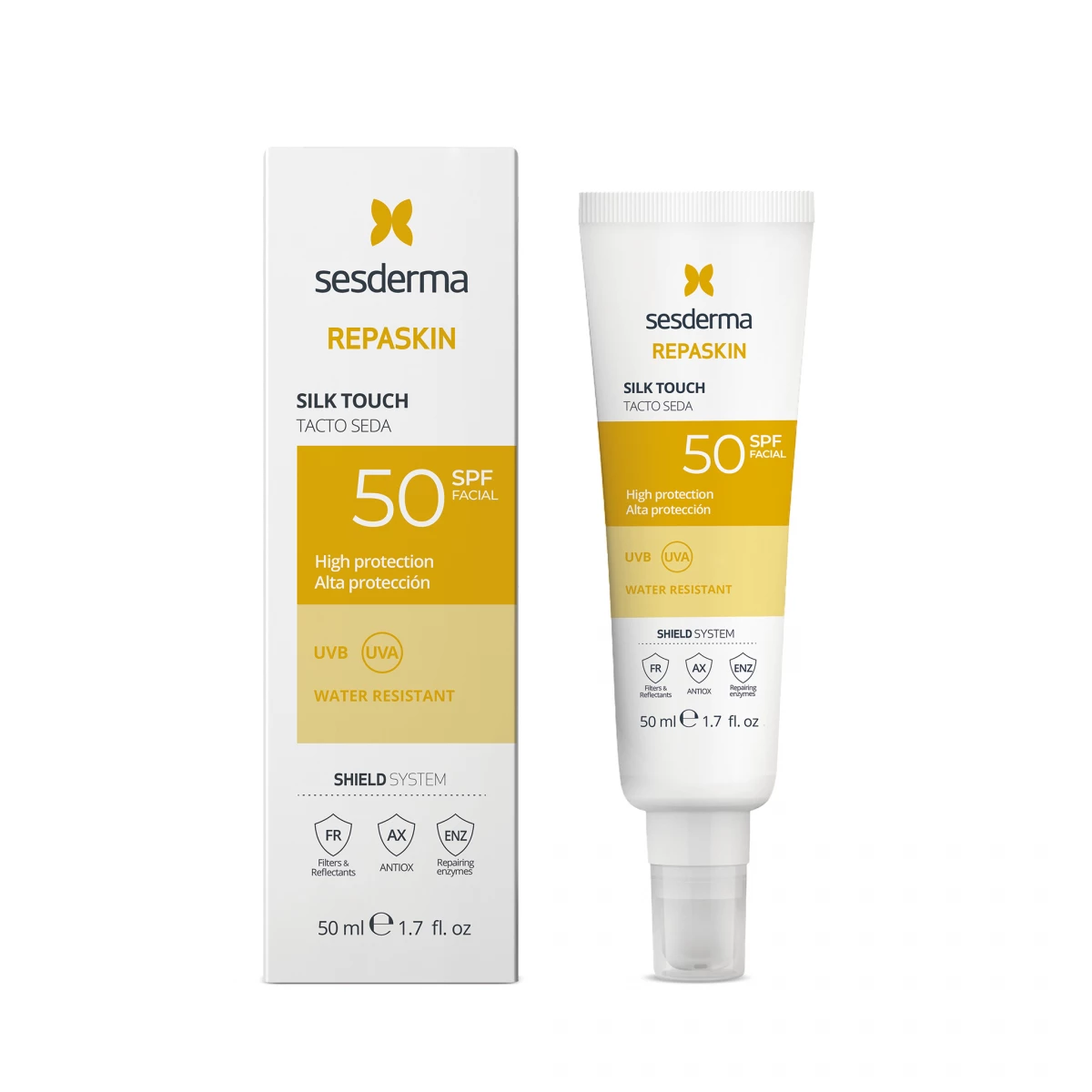 SESDERMA SUNSCREEN REPASKIN SILK TOUCH SPF50+ 50ML