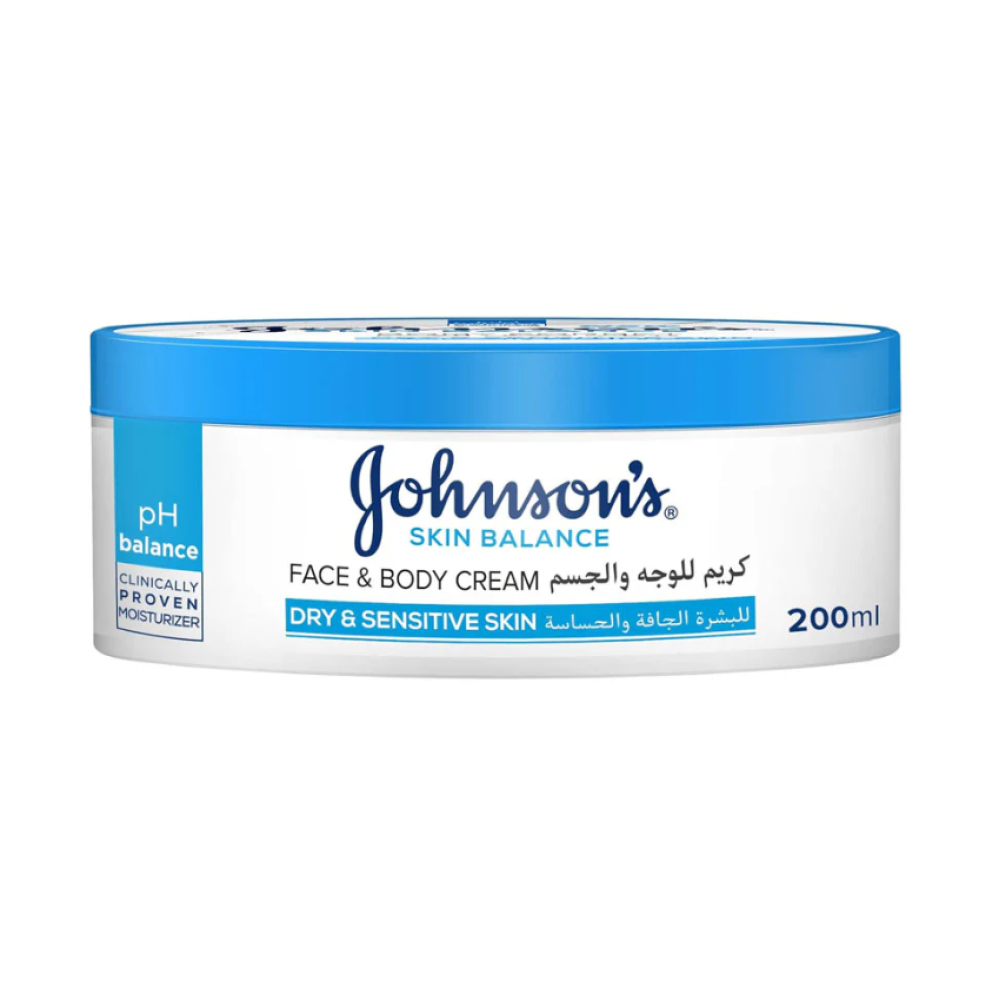 JOHNSONS FACE& BODY CREAM 200ML