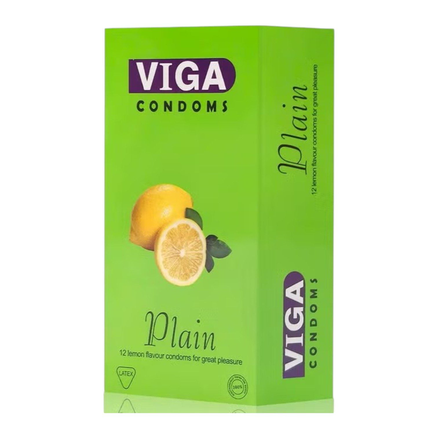VIGA CONDOMS LEMON PLAIN 12PCS