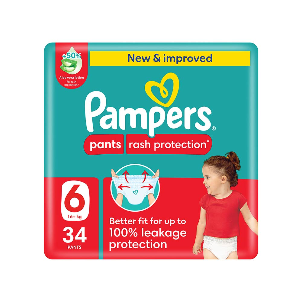 PAMPERS 6 PANT 34 PANTS