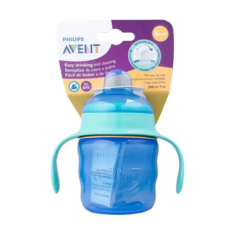 AVENT EASY SIP CUP 6M+ 200ML BOY - Image 2