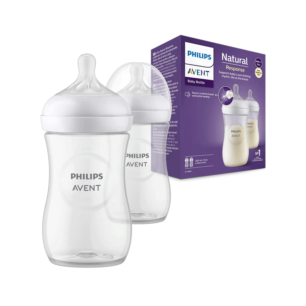 AVENT NATURAL RESPONSE BOTTLE 260ML 2PCS OFFER - Image 2