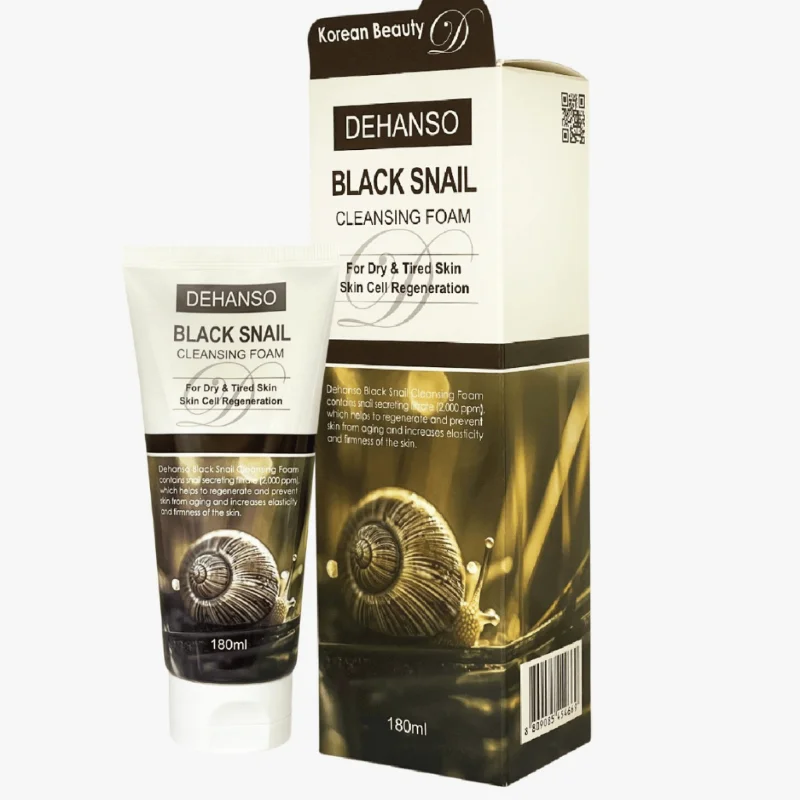 DEHANSO BLACK SNAIL CLEANSING FOAM 180ML