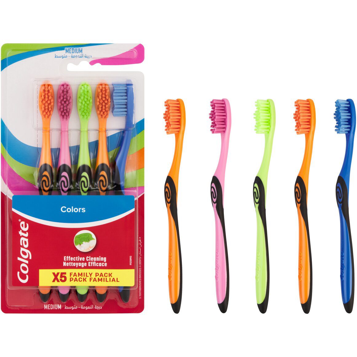 COLGATE MEDIUM *5 FAMILY PACK T.B - Image 3