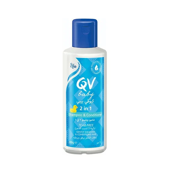 QV BABY 2IN1 SHAMPOO AND CONDITIONER 200G