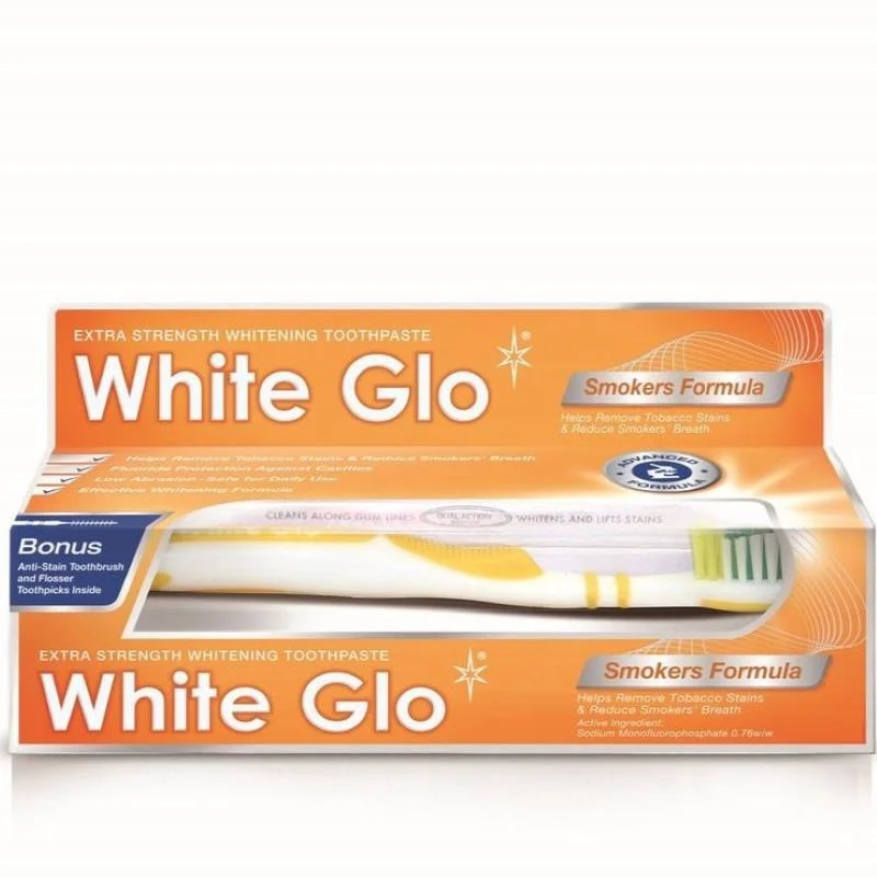WHITE GLO SMOKERS FORMULA T.P 150G