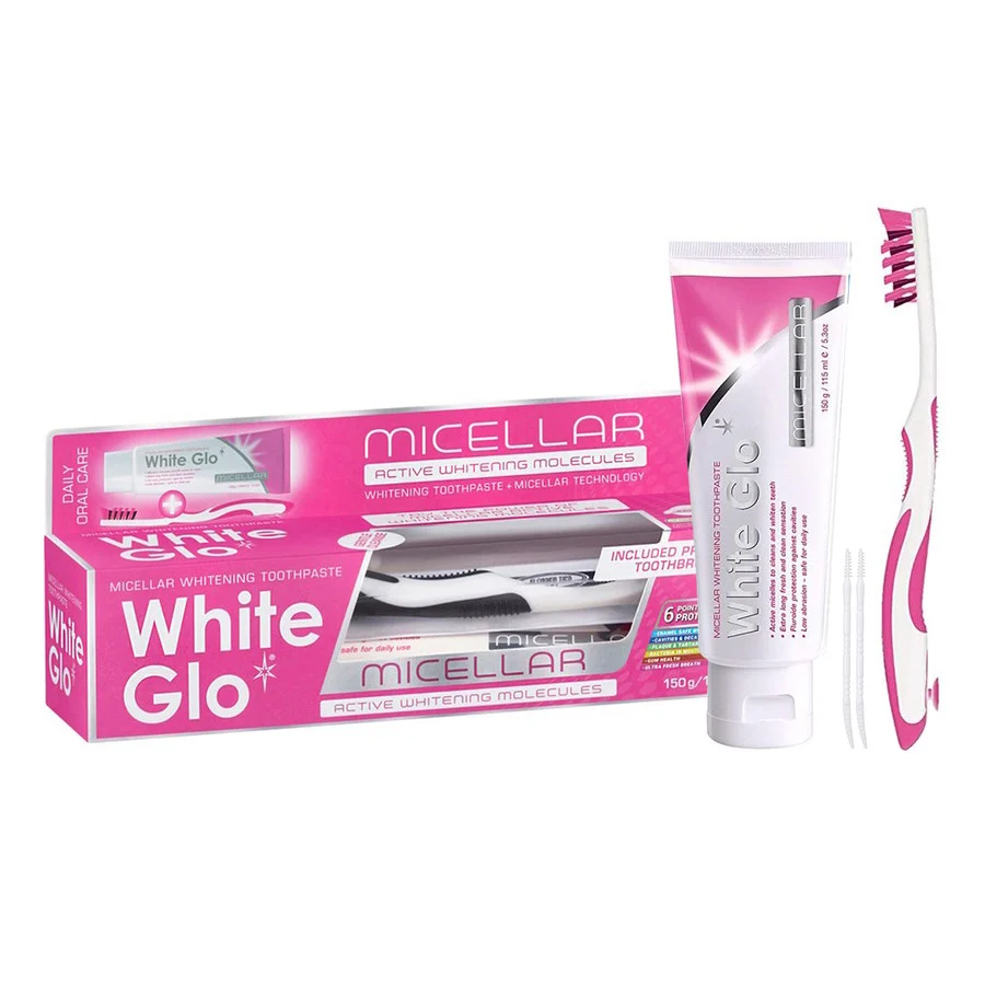 WHITE GLO MICELLAR ACTIVE WHITENING T.P 100ML