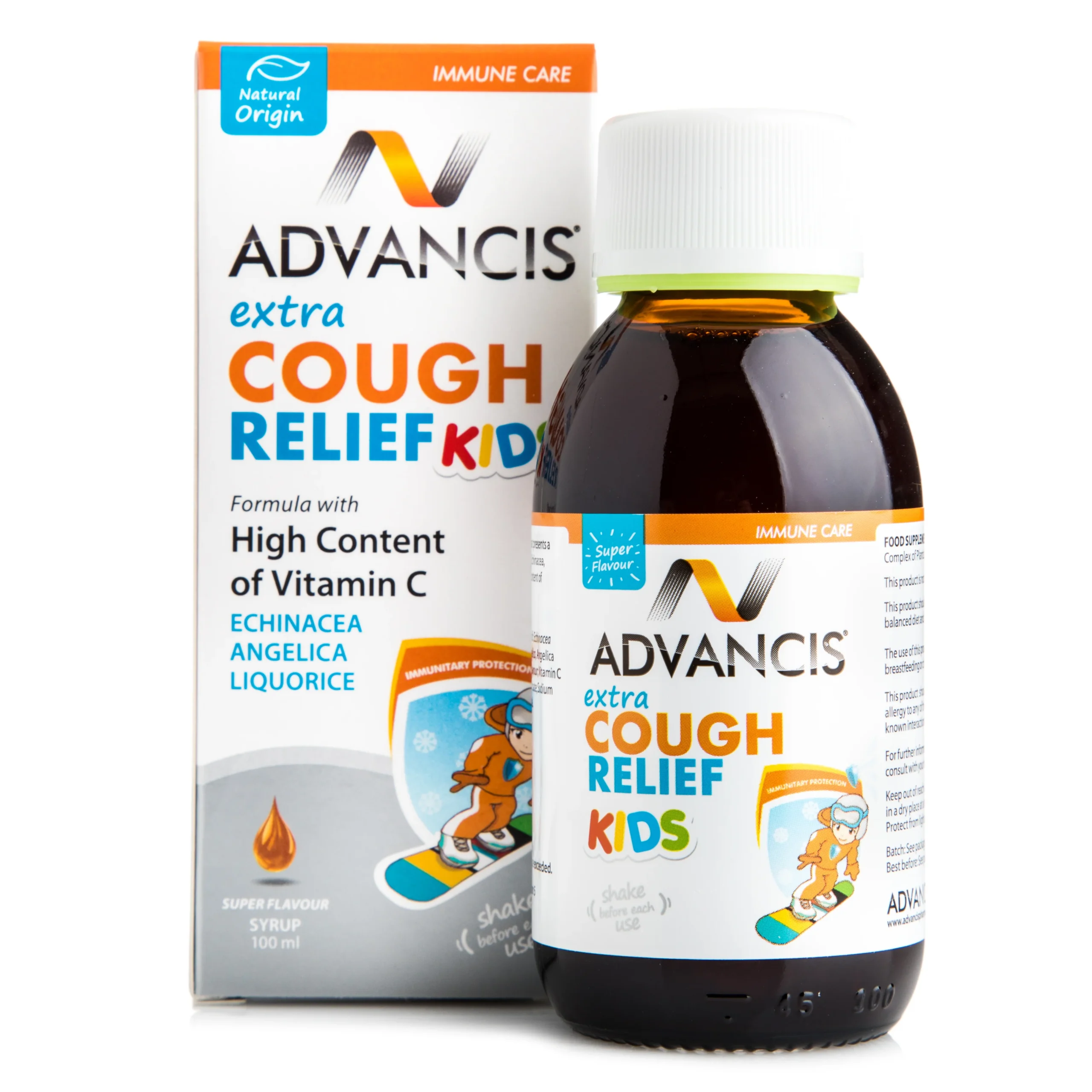 ADVANCIS EXTRA COUGH RELIEF KIDS 100ML - Image 2