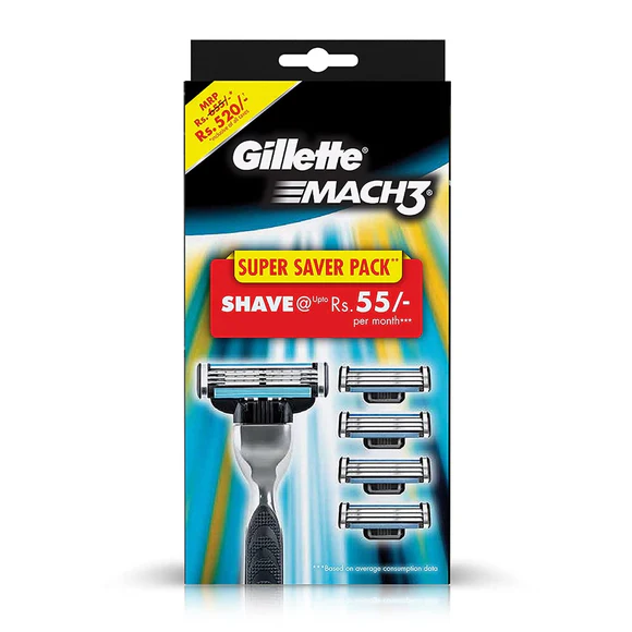 GILLETTE MACH3 5شفرات