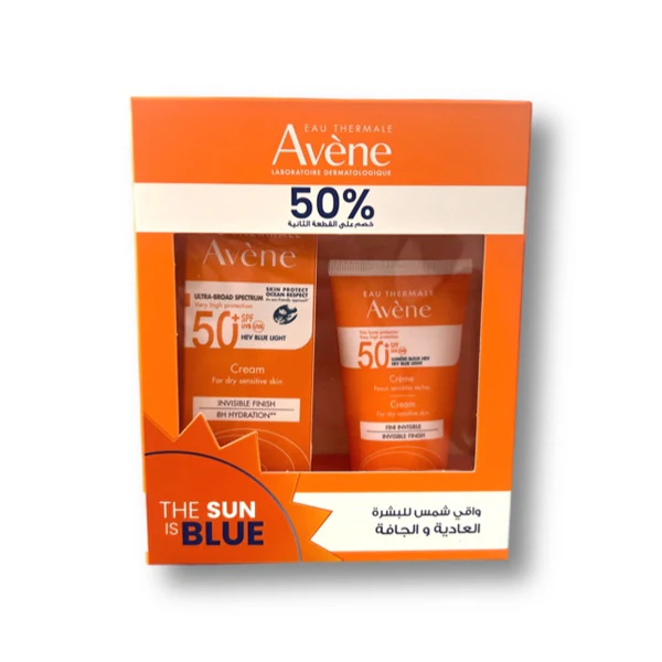 avene sunscreen cream spf50+ 50ml 1+1 50% off