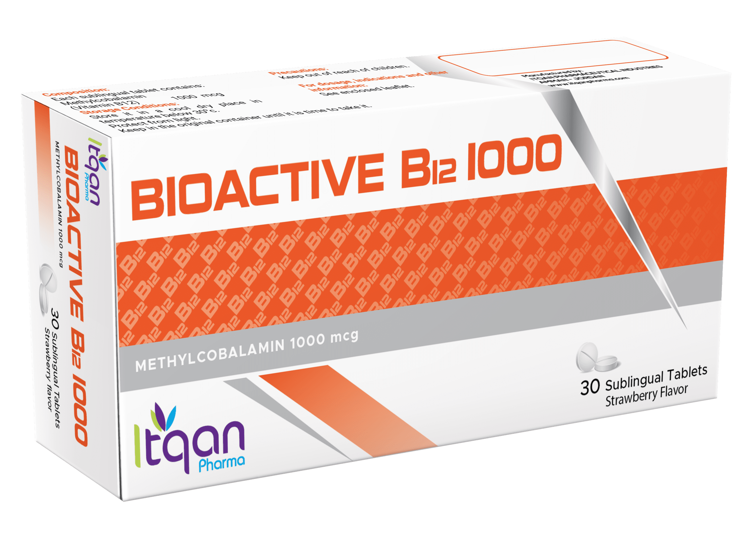 BIOACTIVE B12 1000MCG 30 SUBLINGUAL TAB
