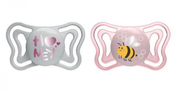 CHICCO PHYSIO FORMA LIGHT SOOTHER 2-6M 2PCS PINK - Image 2