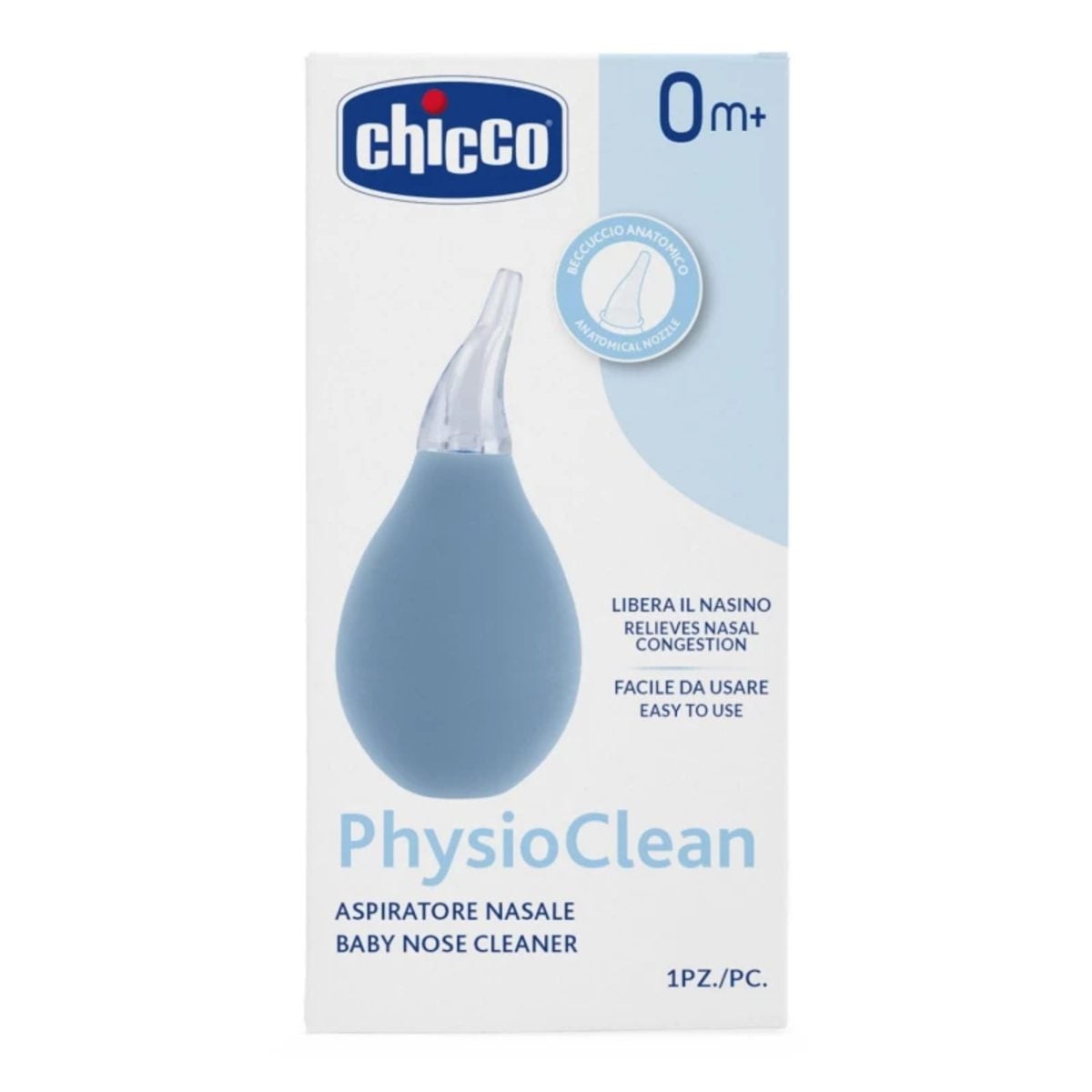 CHICCO PHYSIOCLEAN NASAL ASPIRATOR BLUE 0M+
