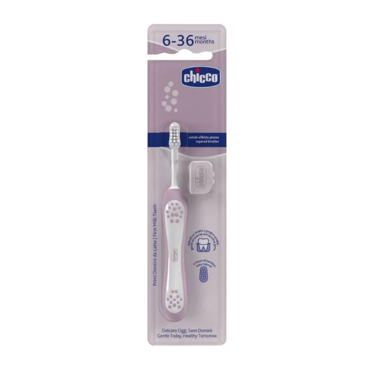 CHICCO T.B FIRST MILK TEETH PURPLE 6-36M