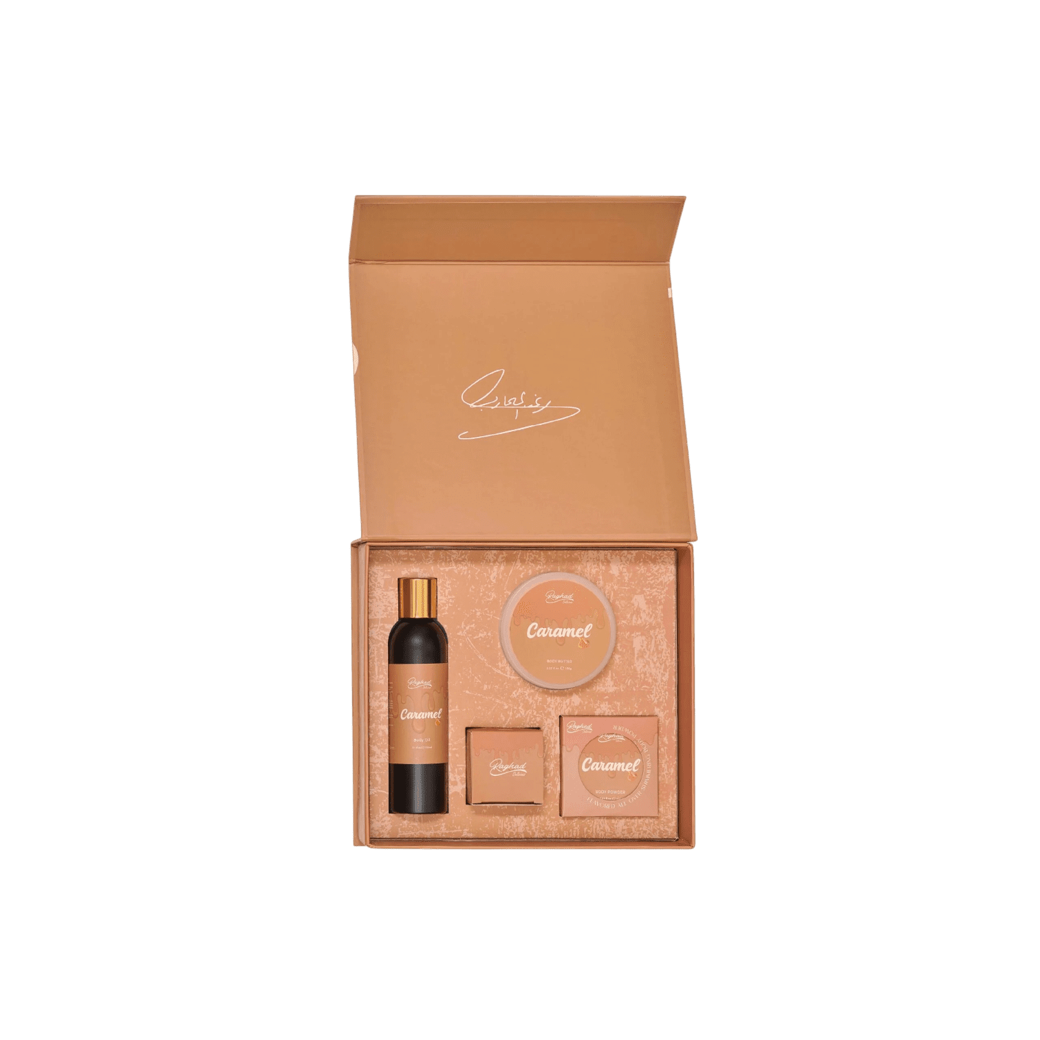 RAGHAD DELICIOUS BODY SET CARAMEL