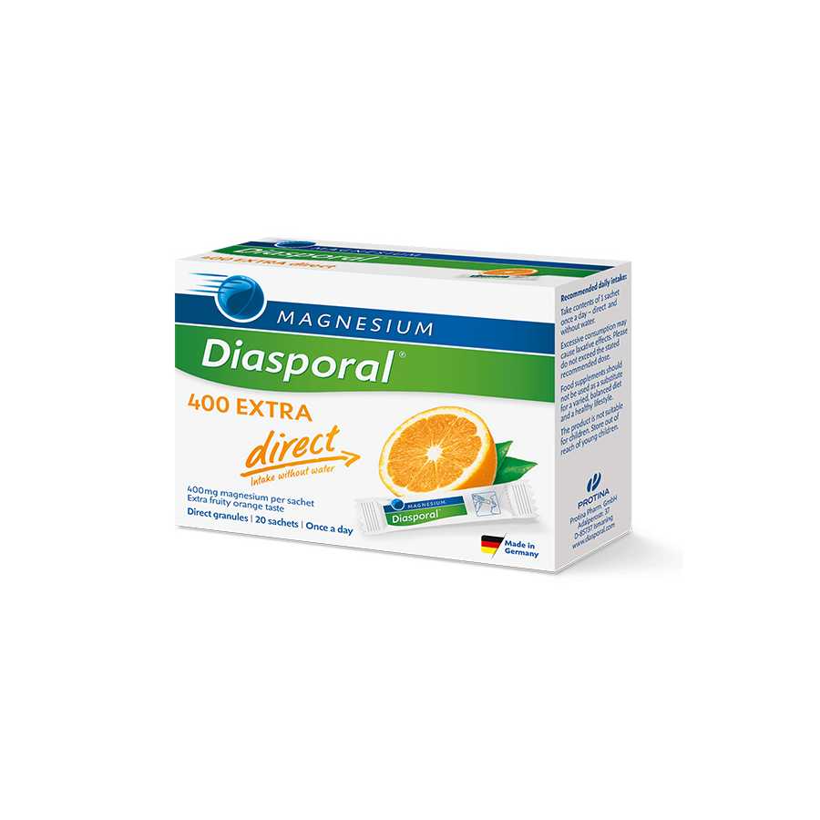 DIASPORAL MAGNESIUM 400MG DIRECT 20 SACH