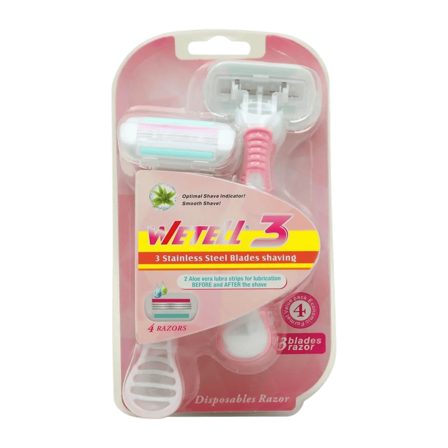 WETELL PINK ALOVERA 4 PCS