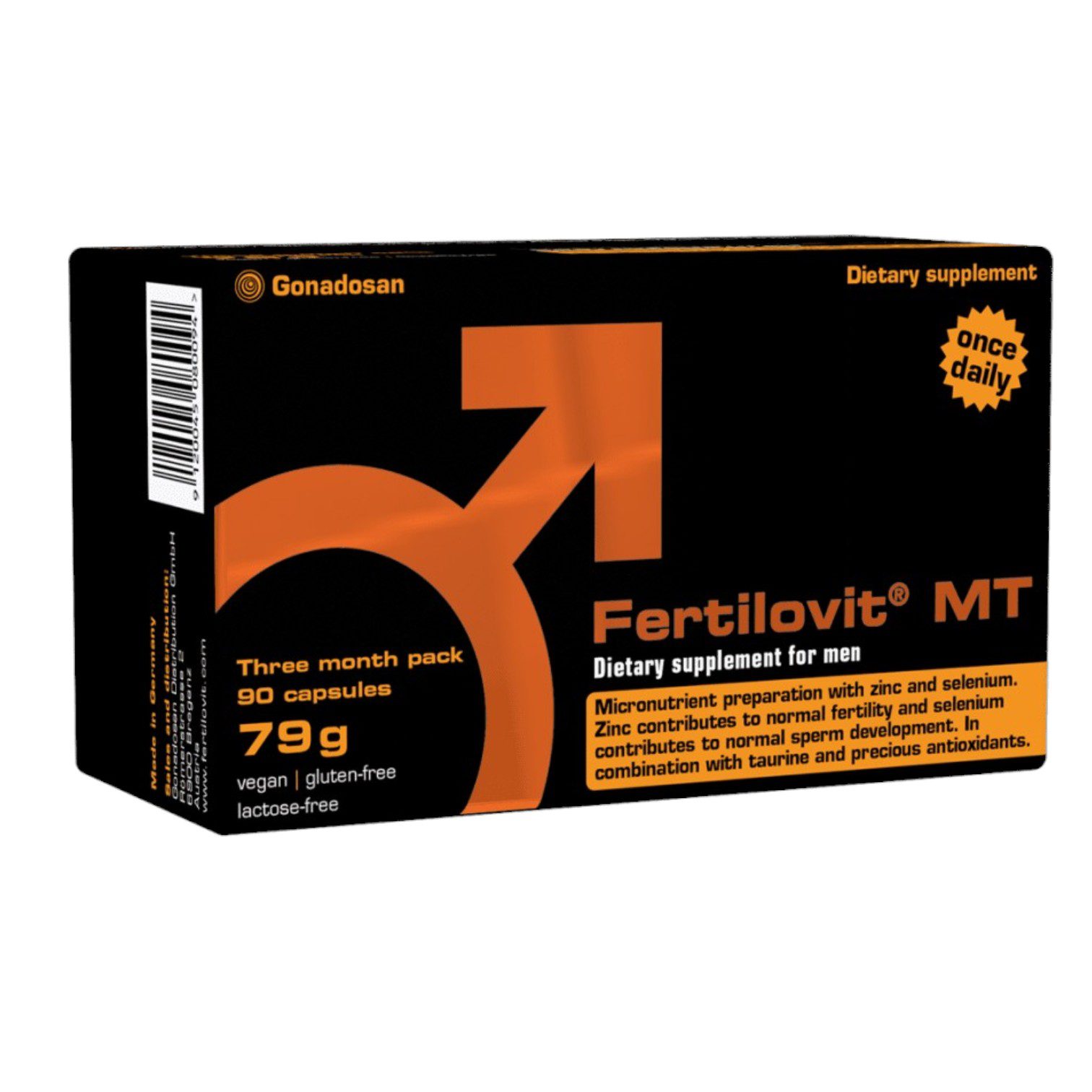 FERTILOVIT MT DIETARY SUPPLEMENT FOR MEN 79G 90 CAP