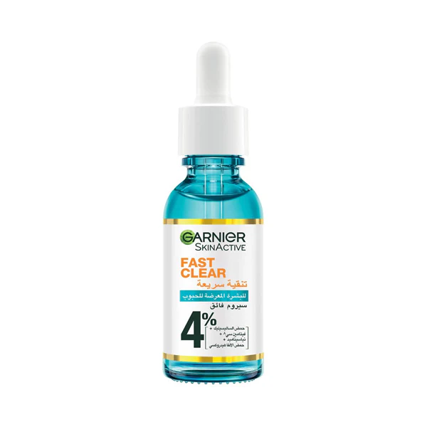 GARNIER SKINACTIVE FAST CLEAR ACNE PRONE SKIN 4% SERUM 30ML
