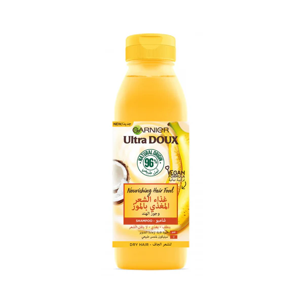 GARNIER ULTRA DOUX HAIR FOOD BANANA COCONUT SHAMPOO 350ML