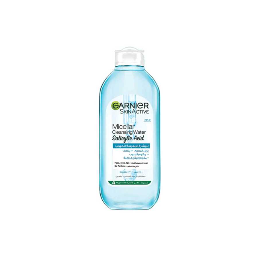 GARNIER MICELLAR CLEANSING SALICYLIC ACID 400ML + COTTON PADS