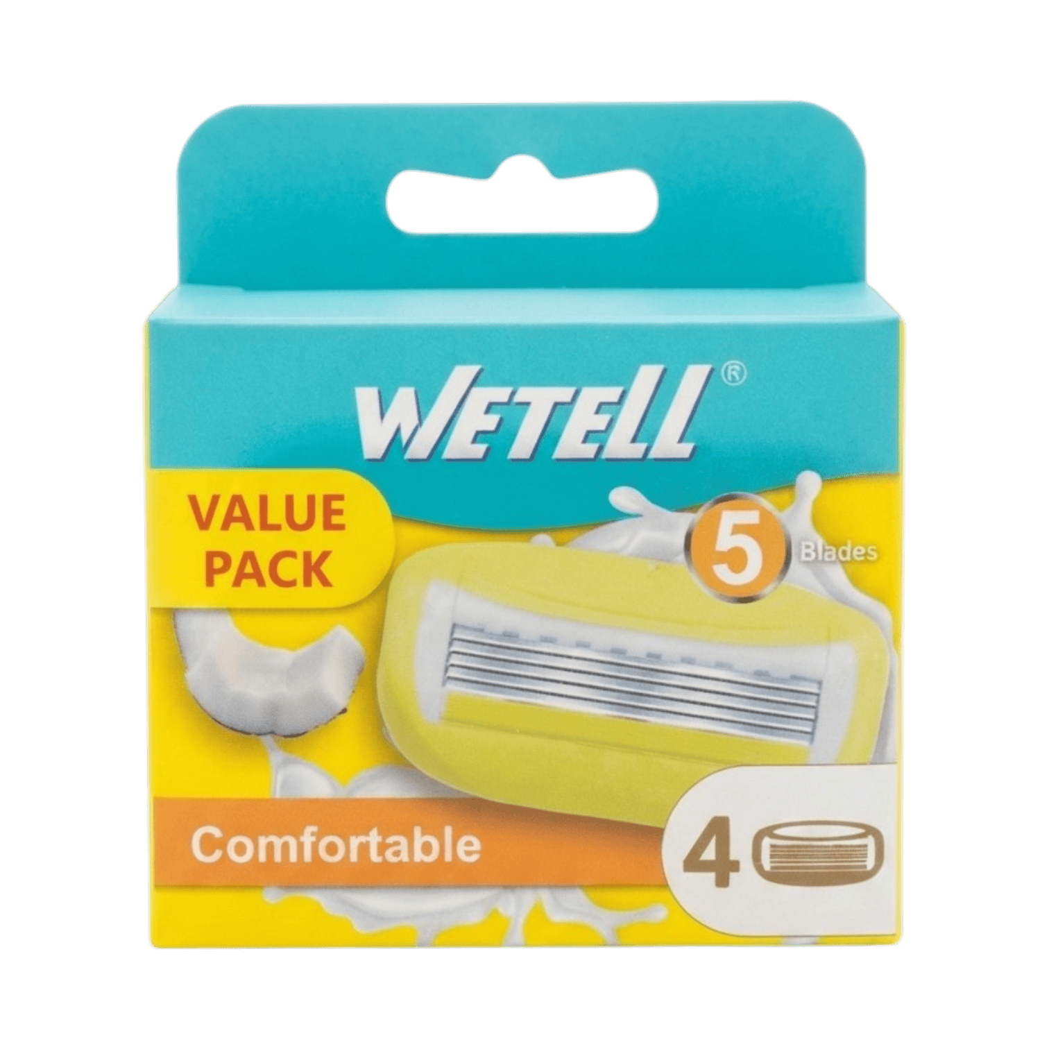 WETELL YELLOW BLADE HEADS 4PCS