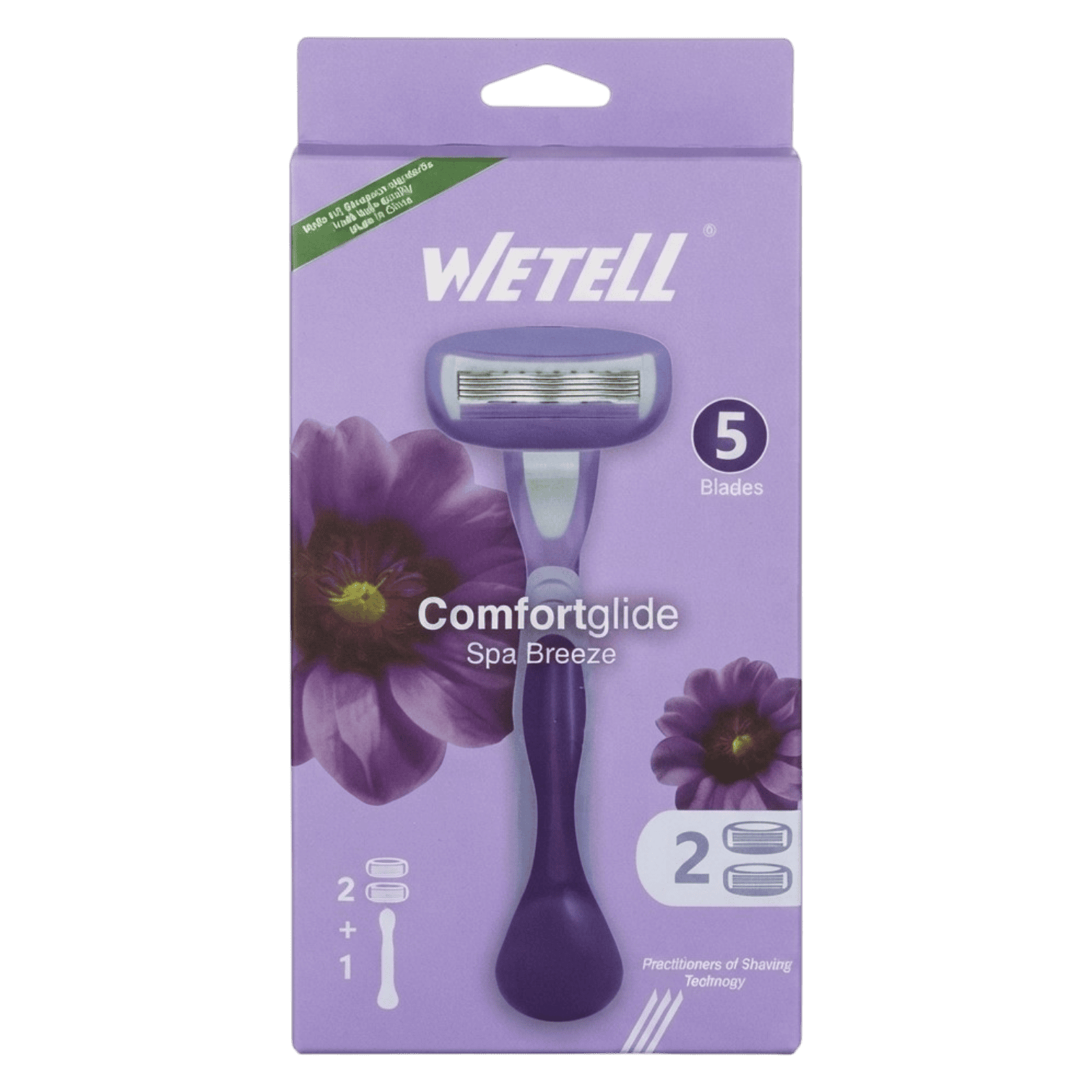 WETELL PURPLE BREEZE 5 BLADES 2 PCS