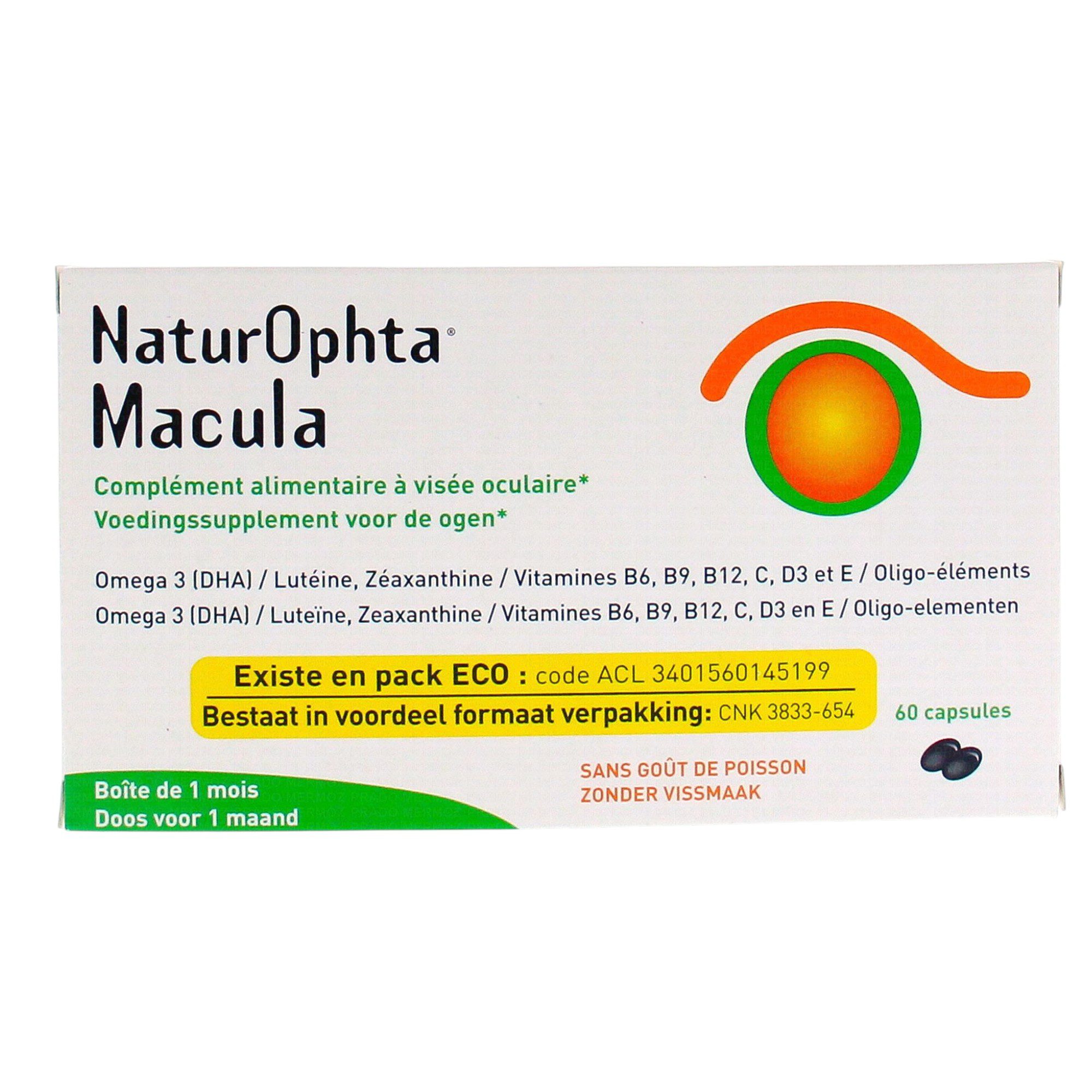 NATUROPHTA MACULA 60CAP