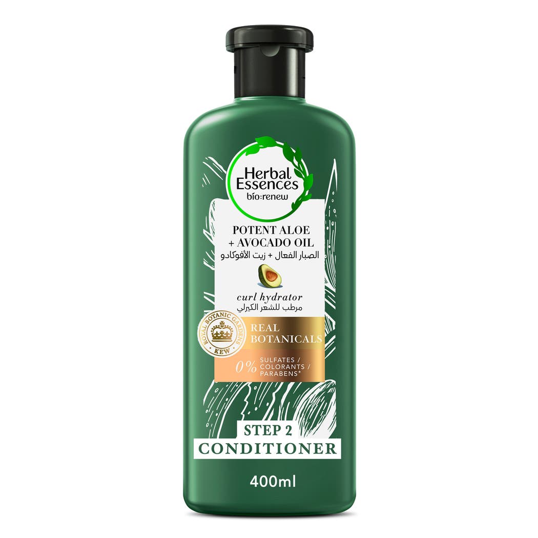 HERBAL ESSENCES POTENT ALOE&AVOCADO OIL CONDITIONER 400ML