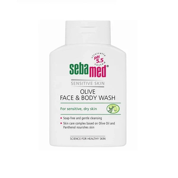 SEBAMED OLIVE FACE AND BODY WASH 200ML