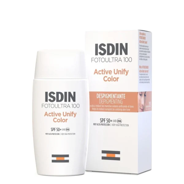ISDIN SUNSCREEN FOTOULTRA ACTIVE UNIFY COLOR SPF50+ 50ML