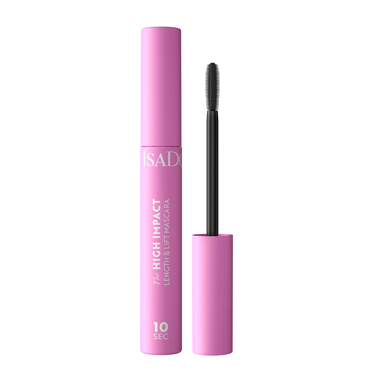 ISADORA THE HIGH IMPACT LENGTH&LIFT BLACK MASCARA 10SEC