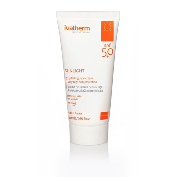 IVATHERM SUNSCREEN HYDRATING FACE CREAM SPF50+ 50ML