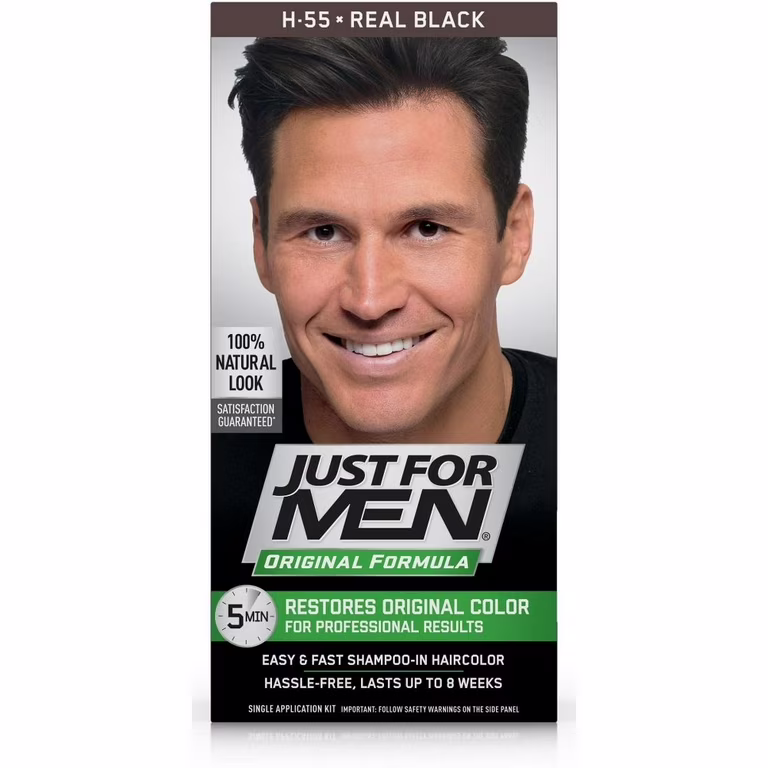 JUST FOR MEN SHAMPOO REAL BLACK H-55 14G
