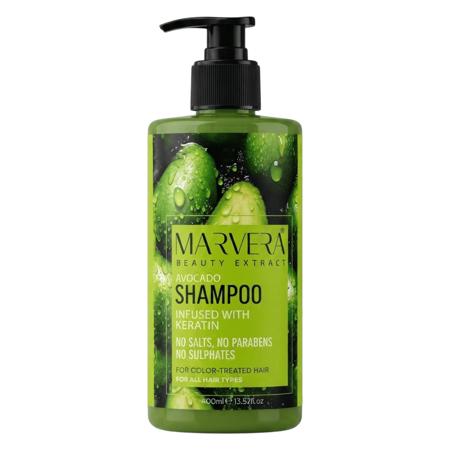 MARVERA AVOCADO SHAMPOO INFUSED WITH KERATIN 400ML