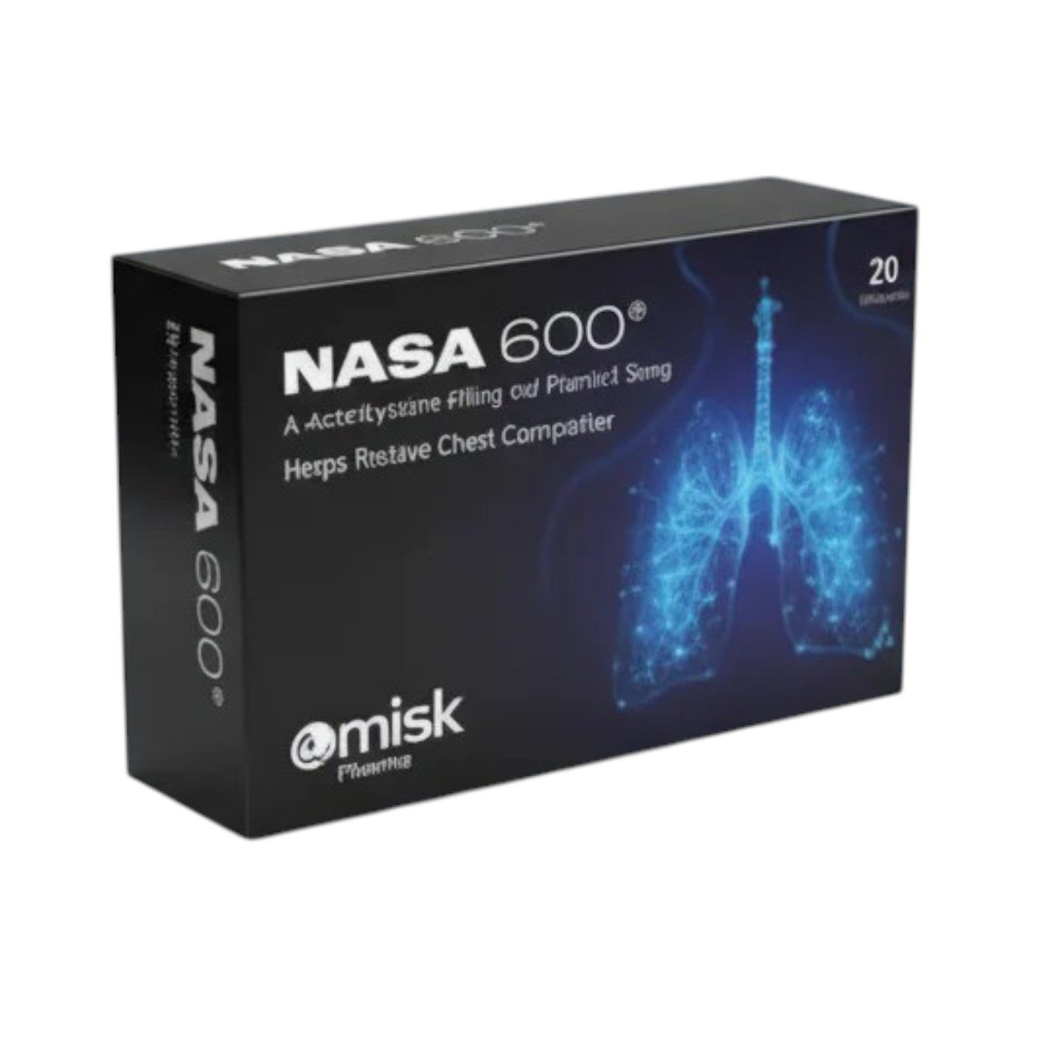 NASA 600MG 20CAP