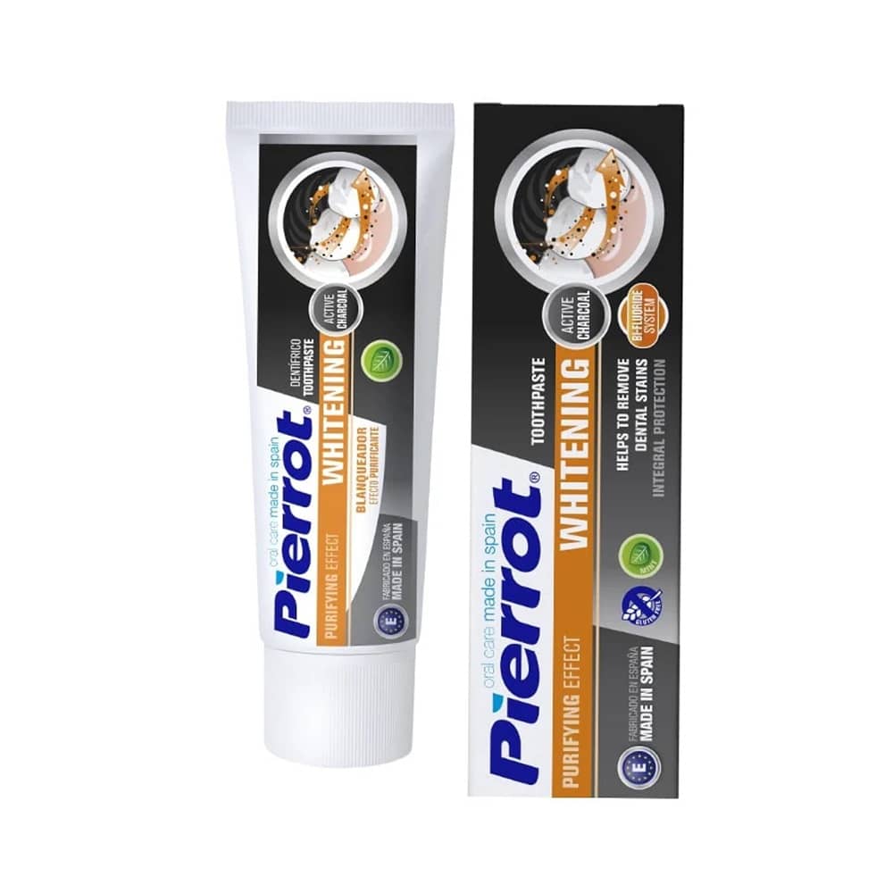 PIERROT WHITENING ACTIVE CHARCOAL T.P 75ML