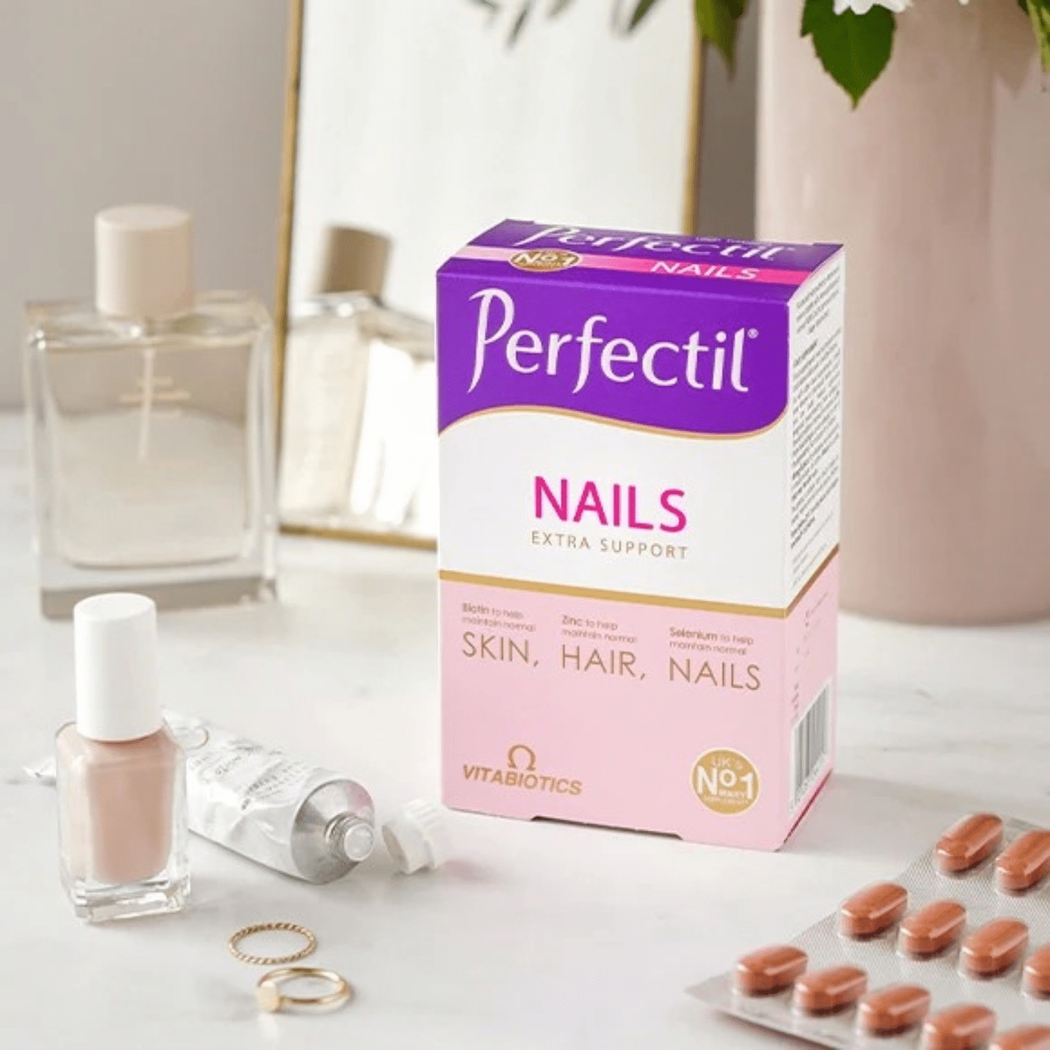 PERFECTIL NAILS EXTRA SUPPORT 60TAB - Image 2