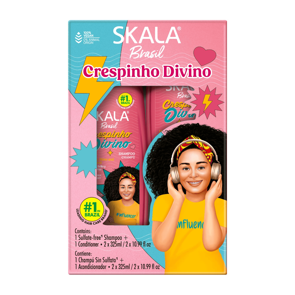 SKALA CRESPINHO DIVINO SHAMPOO+CONDITIONER SET