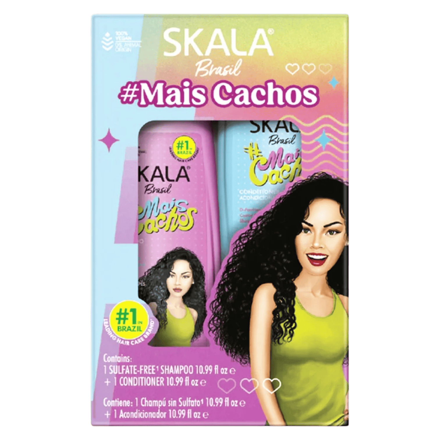 SKALA MAIS CACHOS SHAMPOO+CONDITIONER SET