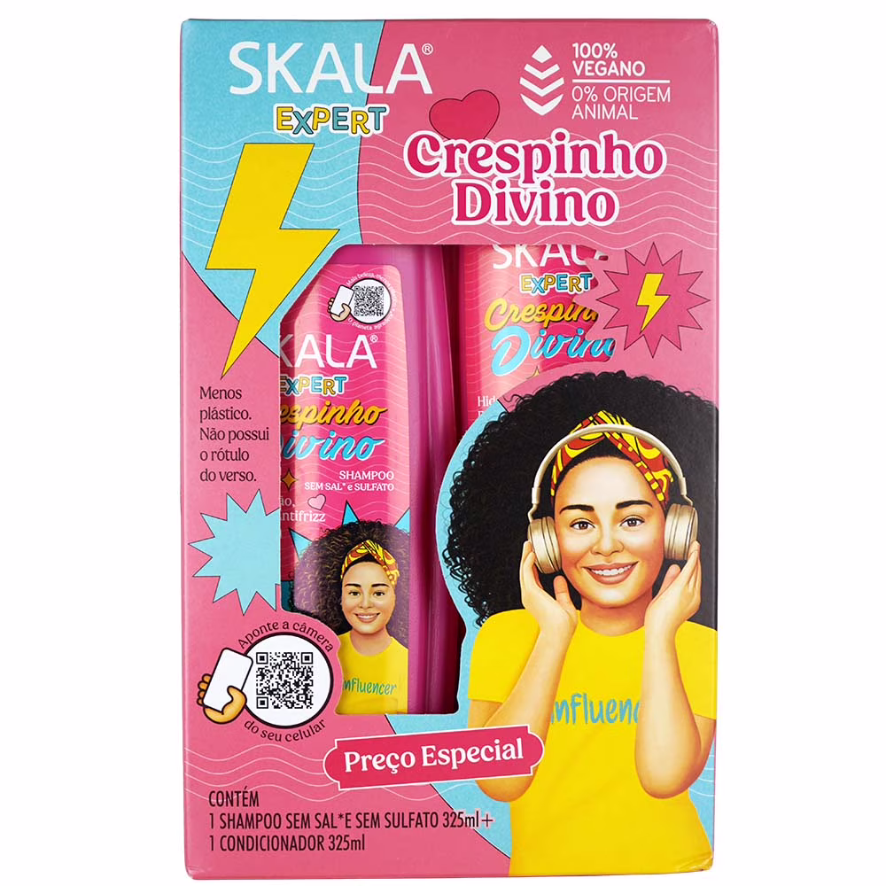 SKALA CRESPINHO DIVINO SHAMPOO+CONDITIONER SET