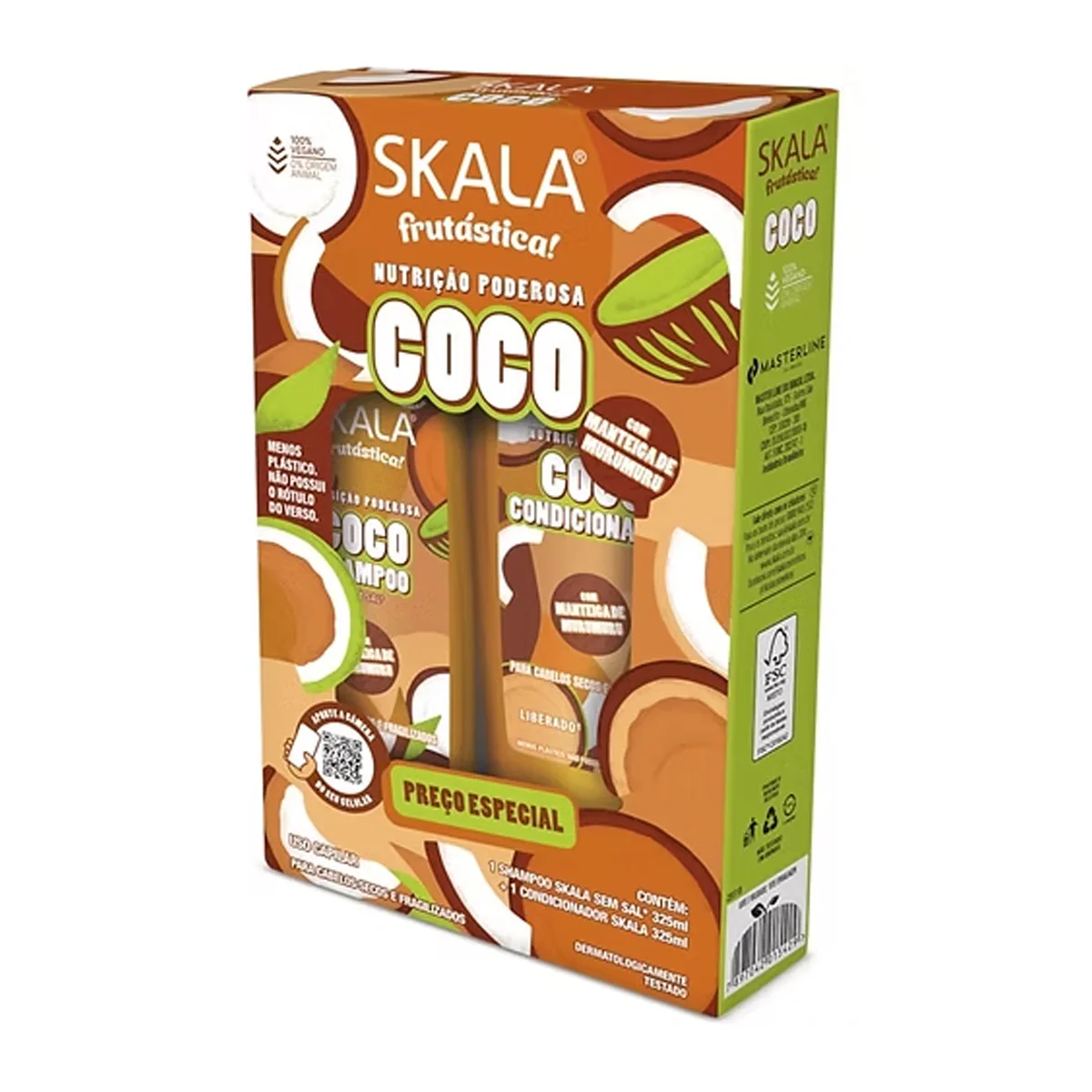SKALA FRUTASTICA COCO SHAMPOO+CONDICIONER SET 325ML*2