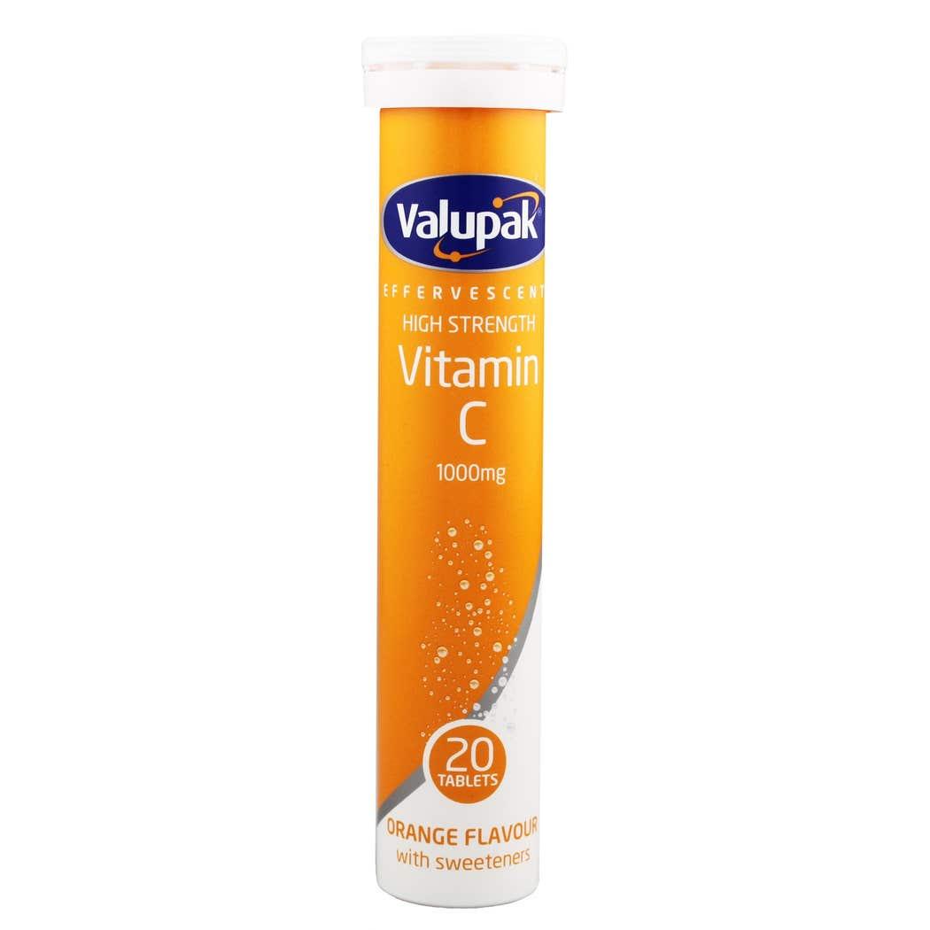 VALUPAK VITAMIN C 1000MG EFF 20TAB