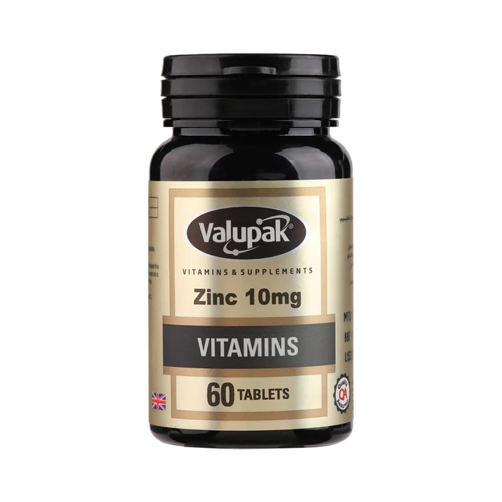 VALUPAK ZINC 10MG 60TAB