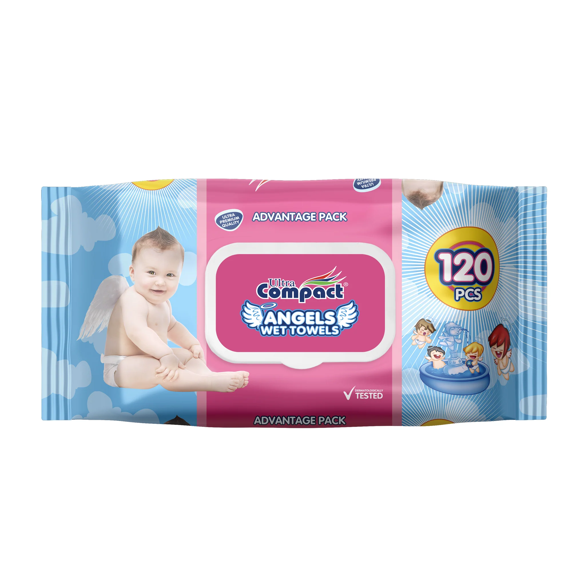 ULTRA COMFACT BABY WET WIPES 120PCS