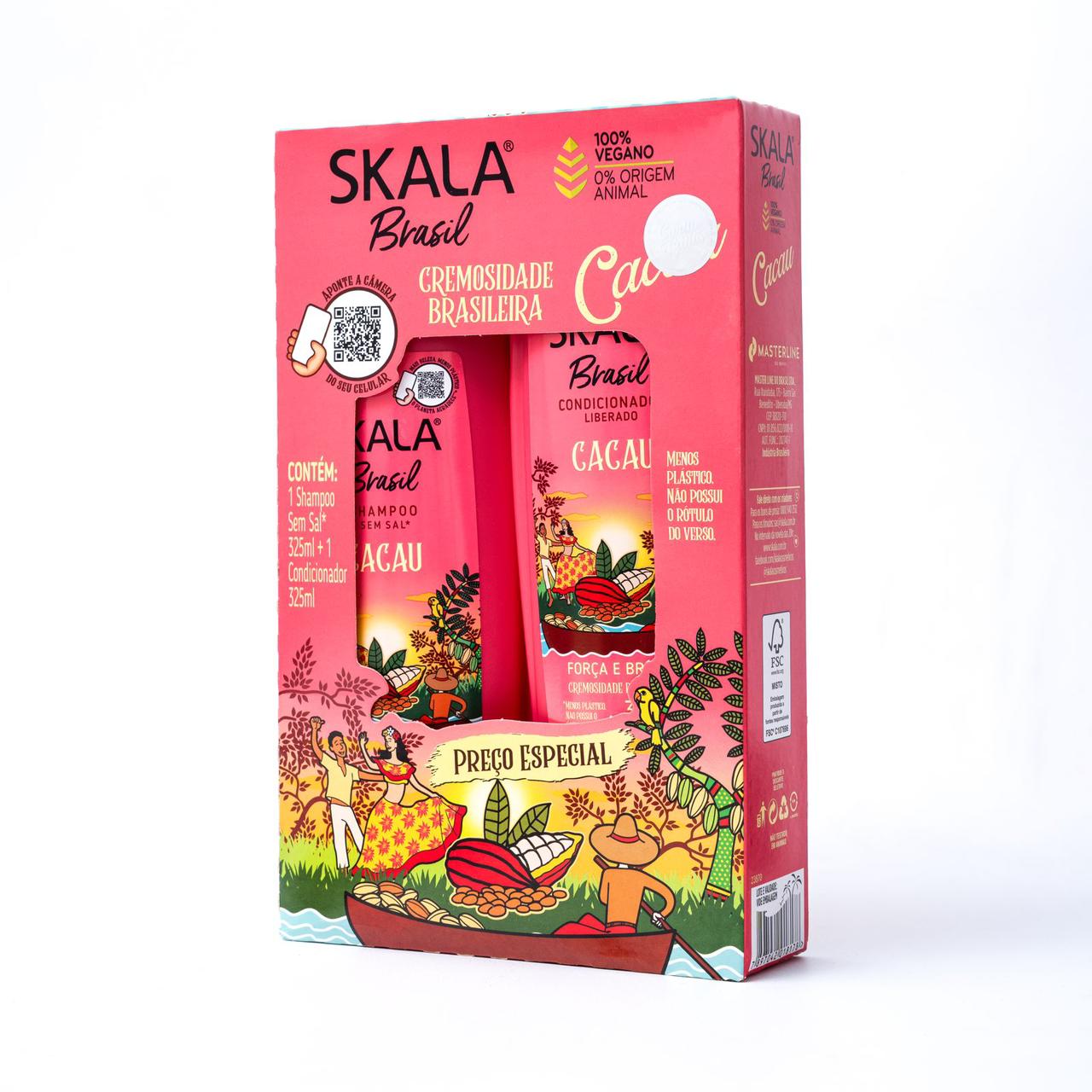 SKALA CACAU SHAMPOO+CONDITIONER SET