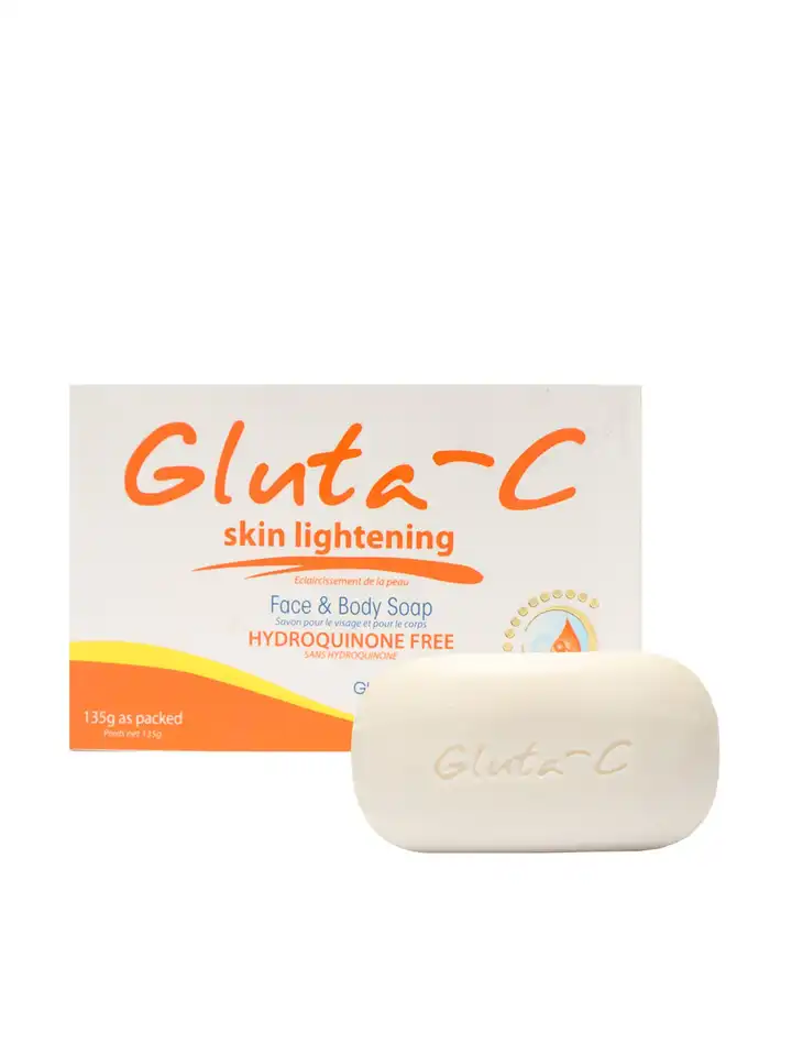 GLUTA C SKIN LIGHTENING HYDROQUINONE FREE SOAP 135G - Image 2