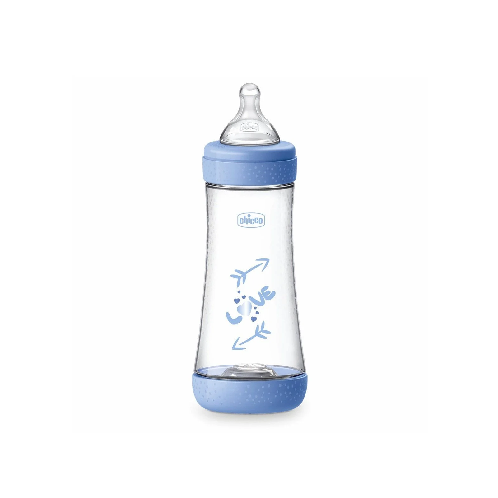 CHICCO 5 PERFECT INTUI-FLOW BOTTLE 4M+ 300ML BLUE - Image 2