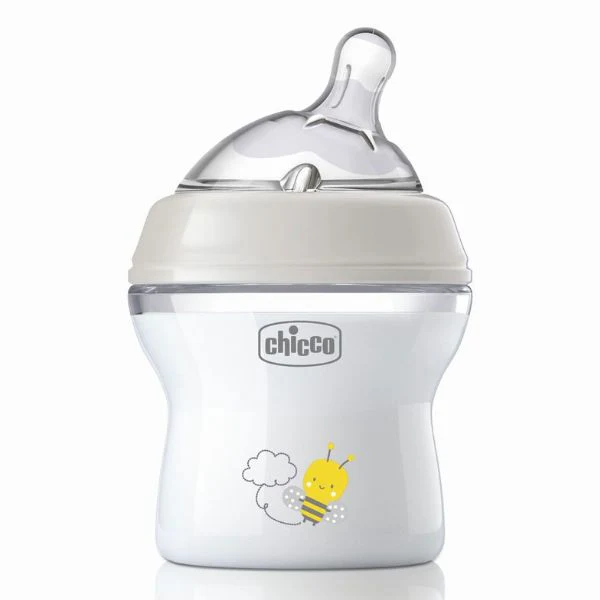 CHICCO NATURAL FEELING BOTTLE 0M+ 150ML TRANSPARENT - Image 2
